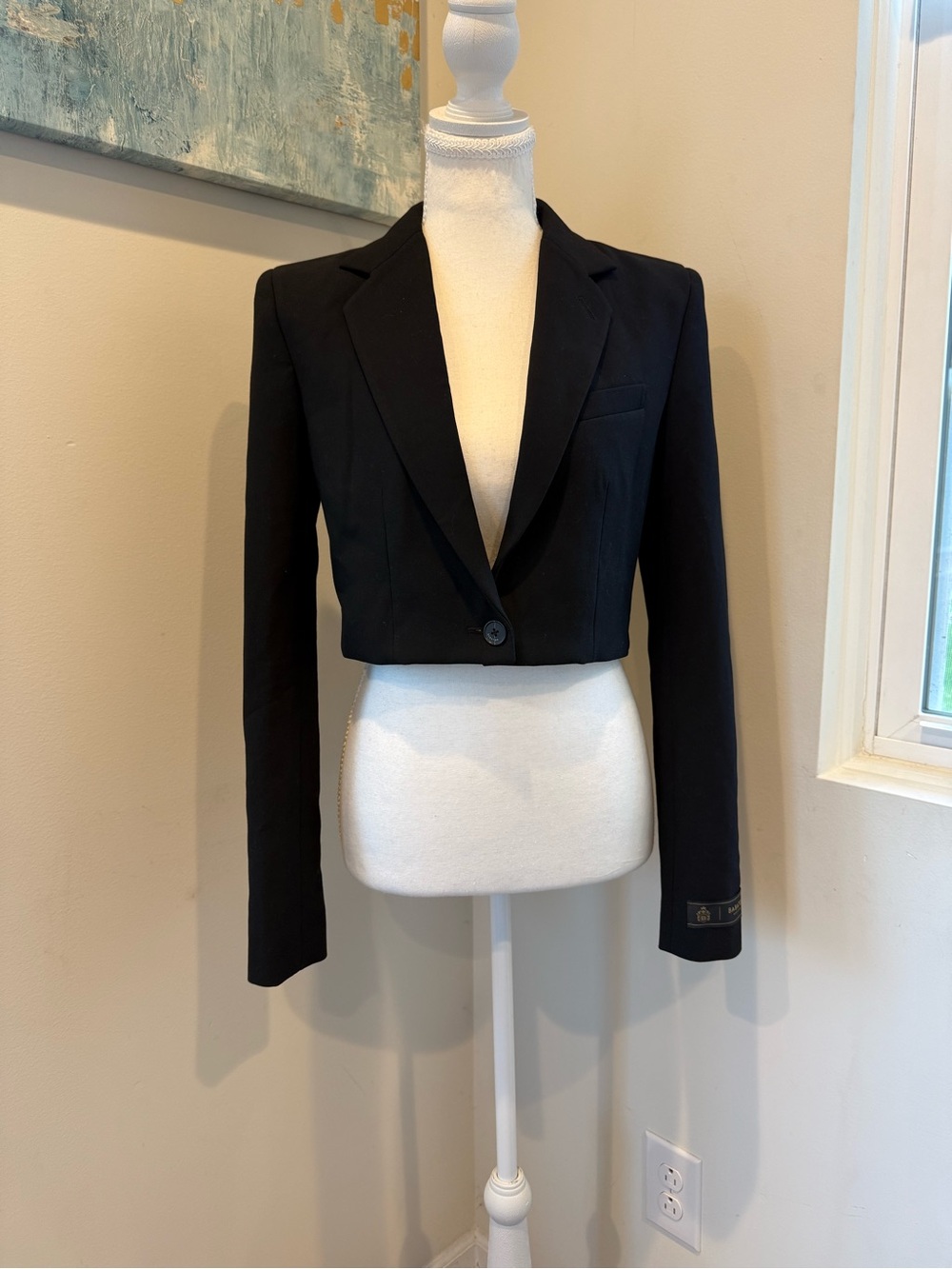 Aritzia Babaton Arbus Blazer Classic Single Breasted Black Size 2XS